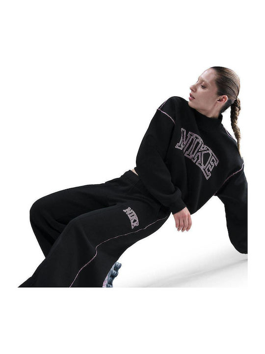 Παντελόνι Φόρμας Καμπάνα Fleece Black