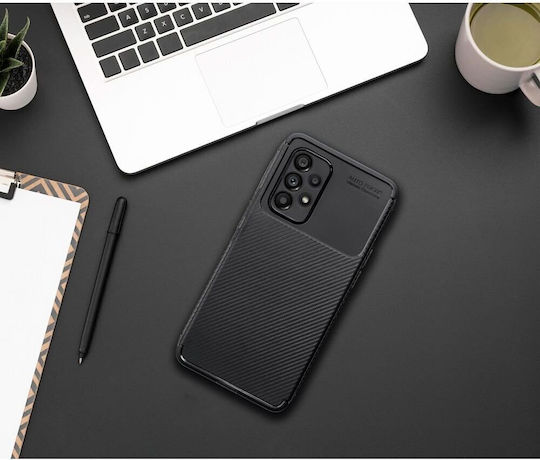 Premium Back Cover Silicon Negru (Galaxy S24 FE)