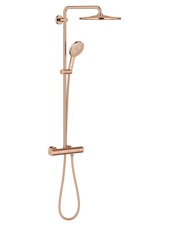 Grohe Coloană de duș cu Baterie Cupru Grohe Coloană de duș cu Baterie Cupru