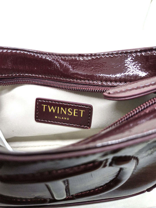 Twinset Παιδική Τσάντα Ώμου Μπορντό