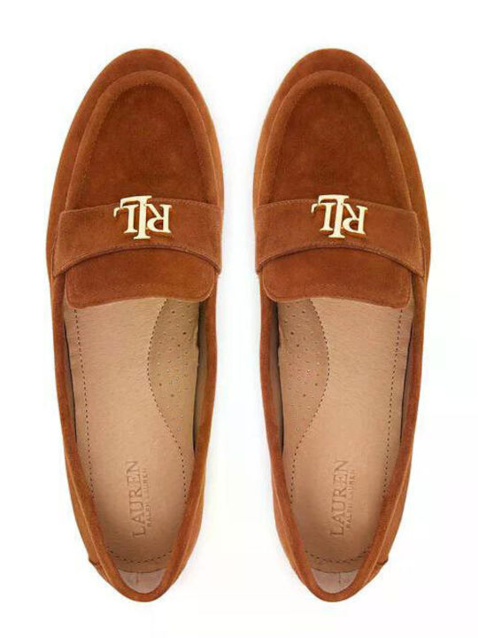 Women's Moccasins in Tabac Brown Color