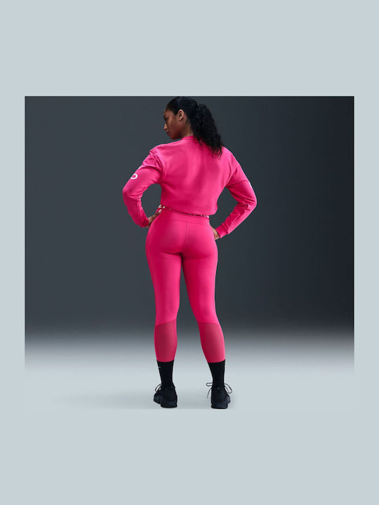 Dri-Fit Mid-rise Schulung Frauen Lang Leggings Rush Pink / White