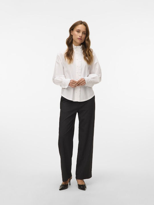 Women's Long Sleeve Shirt White