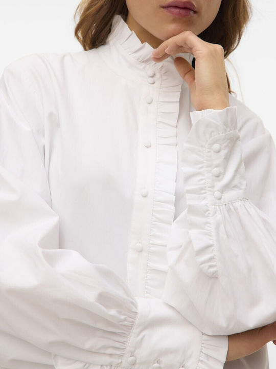 Women's Long Sleeve Shirt White