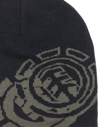 Beanie Ανδρικός Σκούφος Πλεκτός σε Μαύρο χρώμα