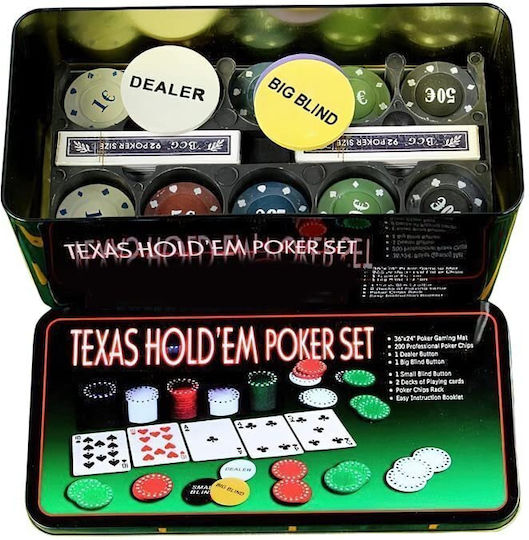 Poker Chip in Metallic Box