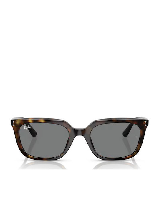 Ray Ban Unisex Γυαλιά Ηλίου με Καφέ Ταρταρούγα Κοκκάλινο Σκελετό και Μαύρο Φακό RB4439D 710/87
