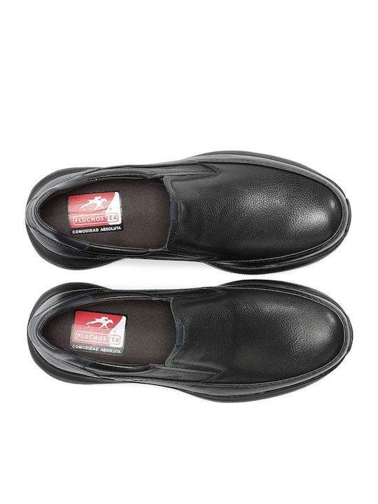 Leder Herren Freizeitschuhe Schwarz