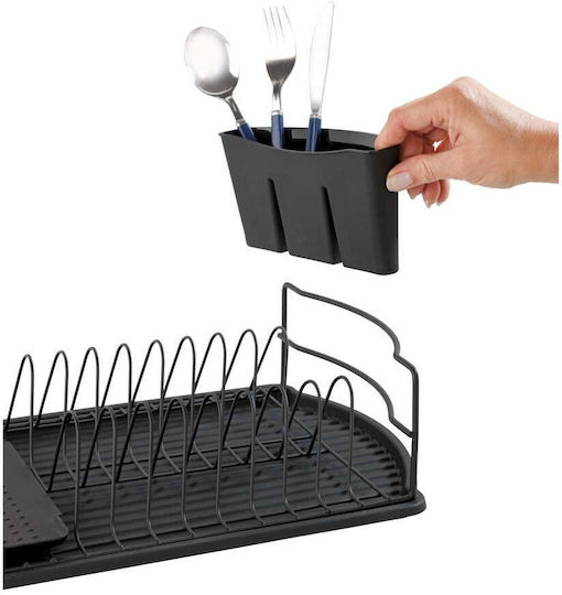 Wenko Отцедник За Мивка От Inox Черен 47x26x11см