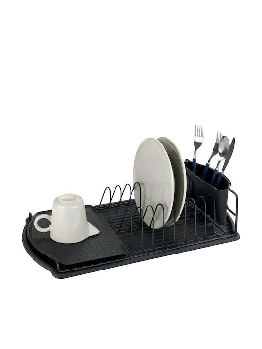 Wenko Sink Strainer Inox Black 47x26x11cm