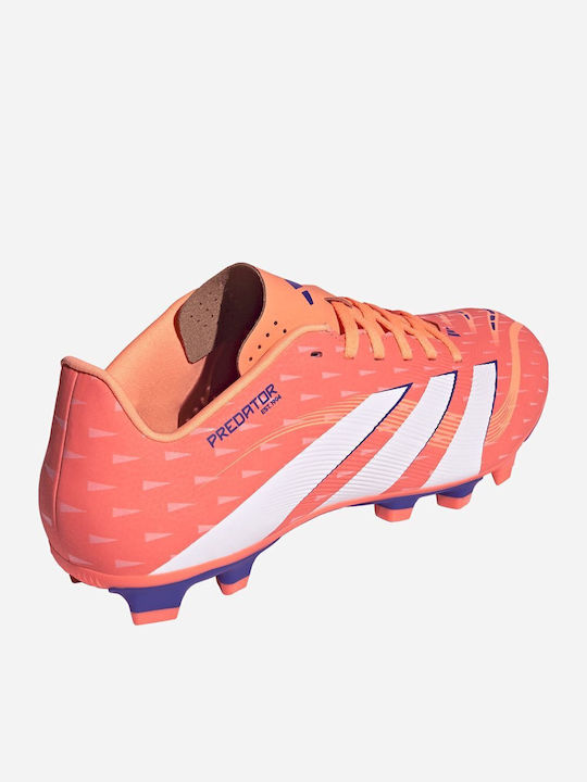 adidas Predator Club Football Shoes with Cleats Orange