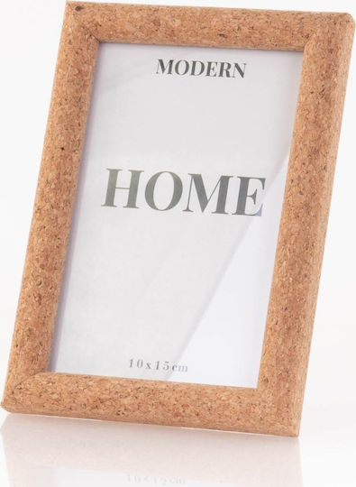 Home&Styling Collection Kunststoff Fotorahmen mit Braunen Rahmen
