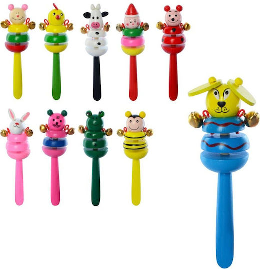 Wooden Rattle (Various Designs/Assortment of Designs) 1pc