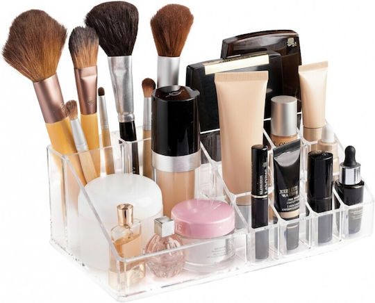 Aj Makeup & Cosmetics Organizer 4 Drawers Συρταριέρα Καλλυντικών & Αξεσουάρ Transparent