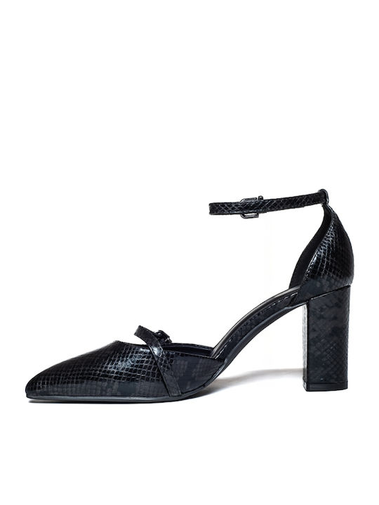 Black Medium Heels
