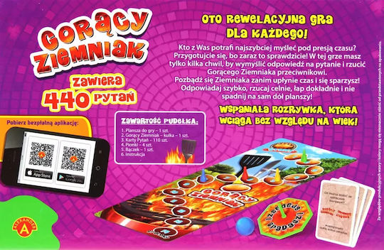 Board Game Hot Potato for 2-4 Players 8+ Years Old (PL) Alexander Toys