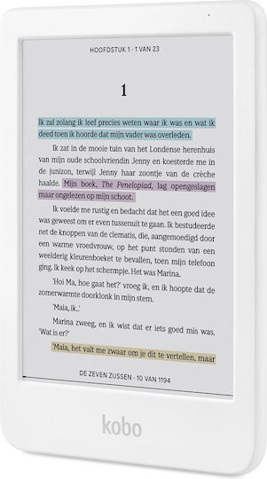 Kobo Clara Colour 6" (16GB) Λευκό