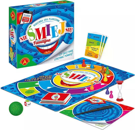 Board Game Don't Laugh! for 3-12 Players 8+ Years Old (PL) Alexander Toys