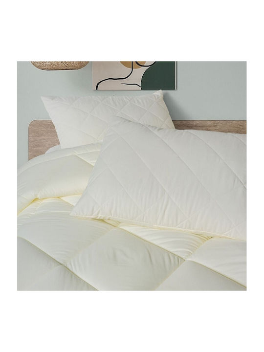 Cottonbox Set Pilotă Single 160x200cm Ecru 4buc