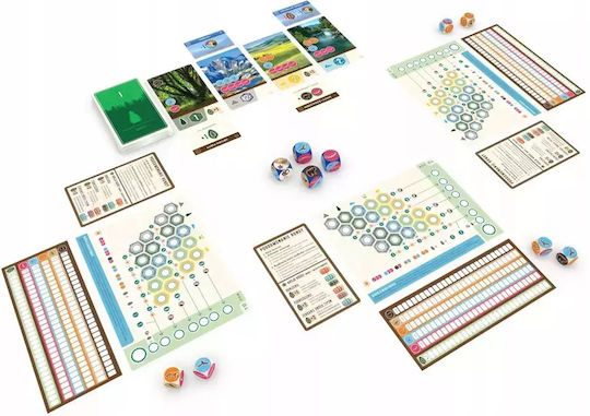 Game Expansion Kaskadia: Rivers for 1-4 Players 10+ Years Old (PL) Lucky Duck Games