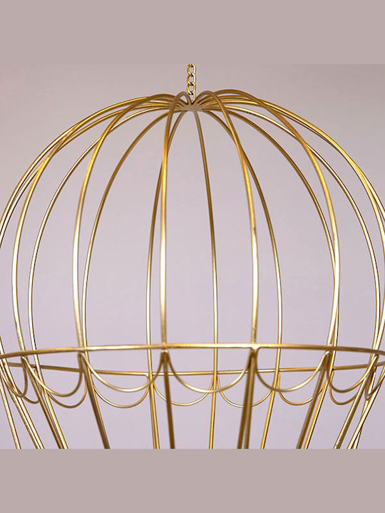 Eurolamp Metallic Gold Airship 33x33x84cm Eurolamp
