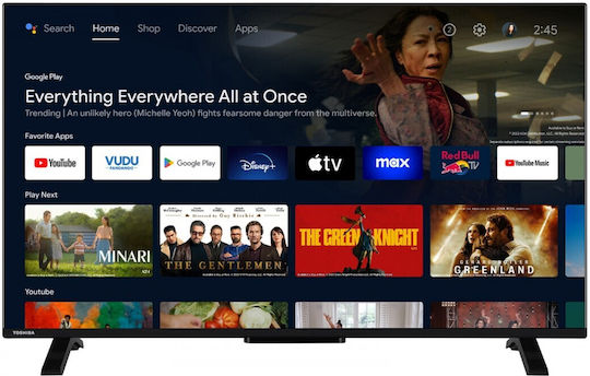 Toshiba Smart Τηλεόραση 40" Full HD LED LA23 HDR (2024) 40LA2363DG