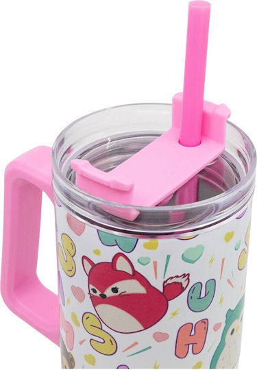 Stor Kids Water Bottle Thermos Stainless Steel with Straw 940ml