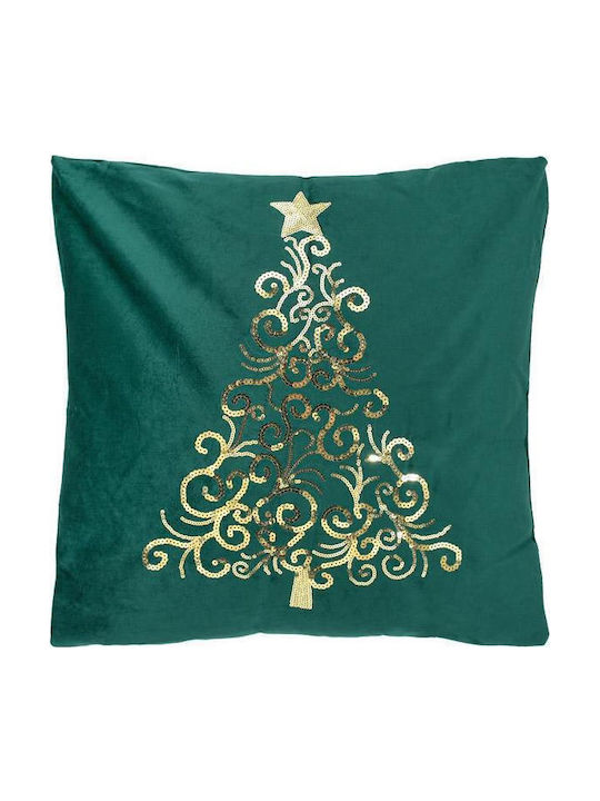 Fylliana Christmas Decorative Pillow "xmas Tree" Square Red 45x45cm