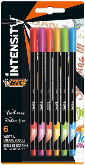 BIC Intensity Fine Μαρκαδόρος Σχεδίου Rainbow Blend 0.4mm