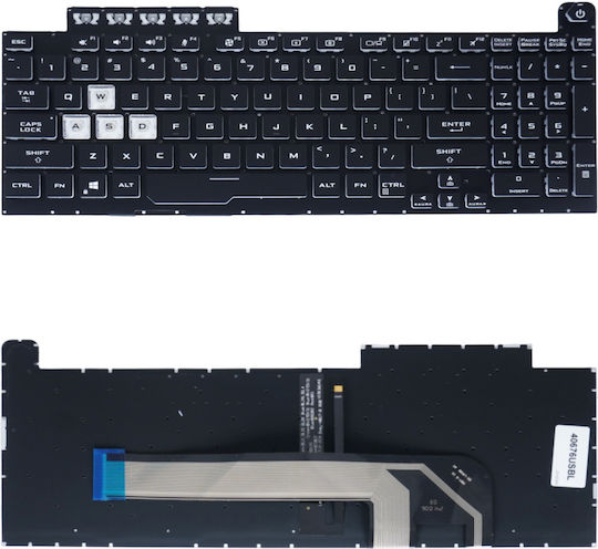 Laptop Keyboard Asus Tuf Games F15 Fa506iu Fx506li Fx506lh Fx506 Tuf F17 Fx706li Fa706 A15 Fa506 Series Aebkxu00010 0knr0-661vus00 V191346as1 Oem Code 40676usbl