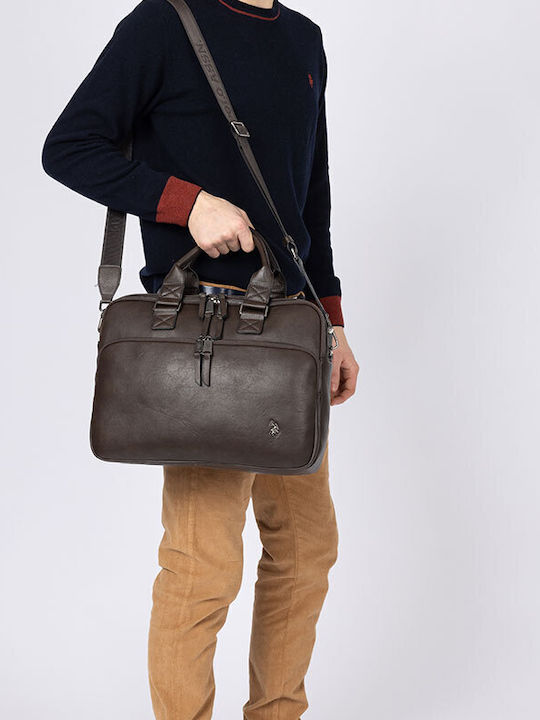 Men's Briefcase Brown BIUPQ8471MVP-511