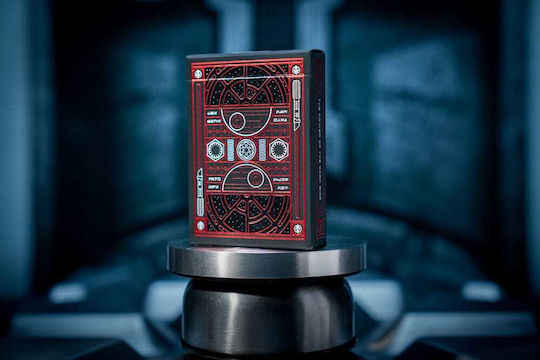 Theory11 Dark Side Σετ Συλλεκτική Τράπουλα Star Wars Πλαστική για Poker Κόκκινη
