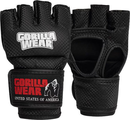 Berea MMA Gloves Without Thumb Black White