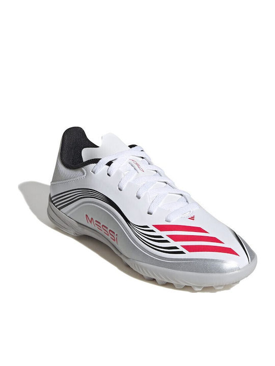 F50 Messi League TF Kids Soccer Cleats And Shoes Turf White