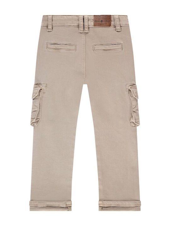 Kids' Cargo Pants Beige
