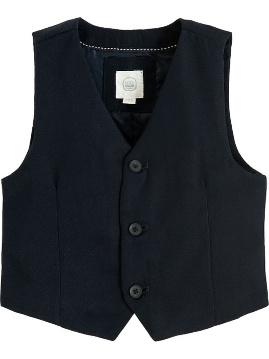 3-Piece Clothing Set White Long-Sleeved Shirt Dark Blue Bow Tie Vest Mix Ccb3110253-00