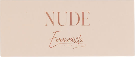 Emmanouela Cosmetics Palette with Eye Shadows in Pressed Powder Form Nude 9gr