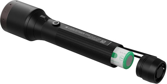 LedLenser Rechargeable Flashlight LED IP68 with Maximum Brightness 1000lm Black