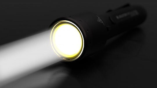 LedLenser Rechargeable Flashlight LED IP68 with Maximum Brightness 1000lm Black