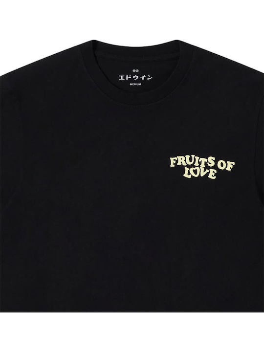 Fruits Love T-shirt Μαύρο