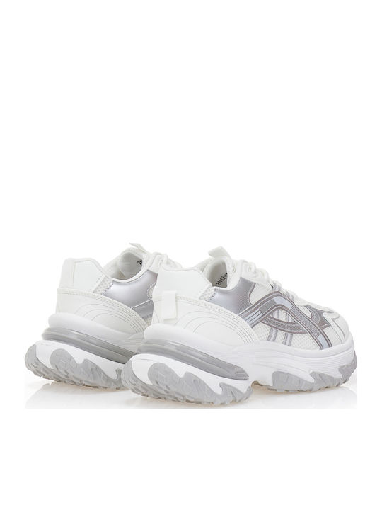 Γυναικεία Chunky Sneakers Λευκά