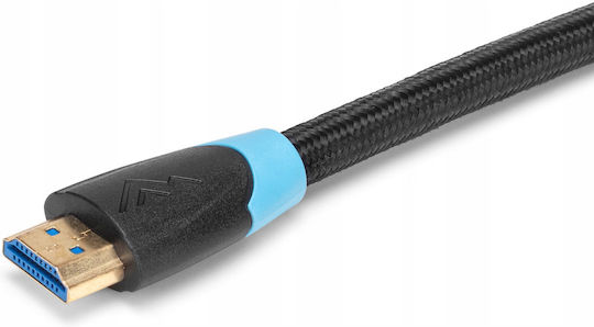 Montis HDMI 2.0 Premium High Speed 4K 60Hz HDR Cable HDMI male - HDMI male 2m Μαύρο