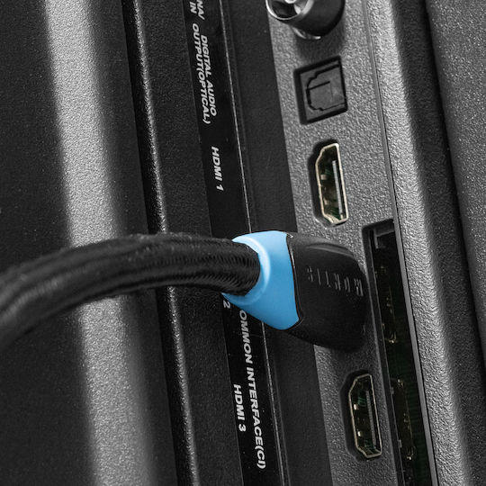 Montis HDMI 2.0 Premium High Speed 4K 60Hz HDR Cable HDMI male - HDMI male 2m Μαύρο