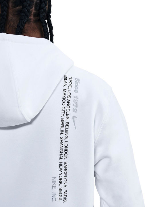 Nike Club White with Hood