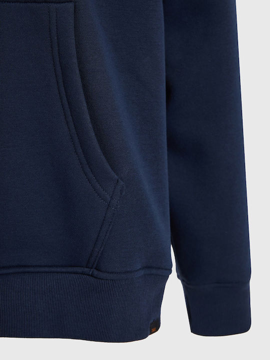 Φούτερ με Κουκούλα Navy Μπλε