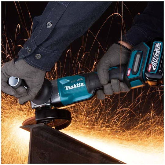 Makita DK0139G202 Set Angle Wheel & Impact Driver with 2 Batteries 4Ah and Case