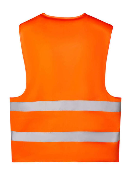 Axon Hi-vis Arbeitsweste mit reflektierenden Bändern Orange