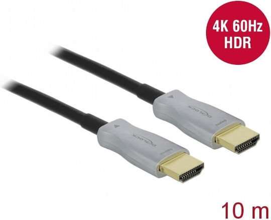 DeLock HDMI Cable Male - HDMI Male 10m Black