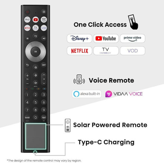 Hisense Smart Τηλεόραση 85" 4K UHD LED 85U8Q (2025)