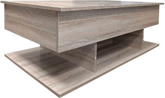 Masa Centrală Rectangulară Linda Din Lemn Fusiko L116,5xL70xÎ40cm